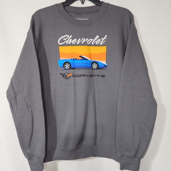 Chevrolet Corvette grays sweatshirt small men - Picture 2 of 6